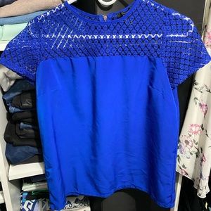 Royal blue blouse, size S